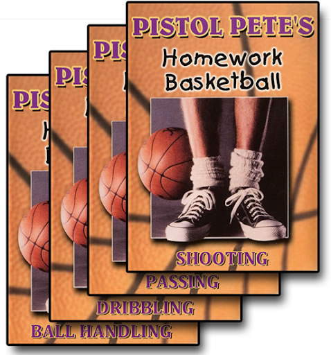 Homework Basketball 4 DVD Set by Pistol Pete Maravich