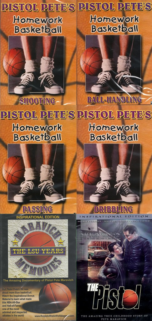 Pistol Pete Basketball Training Set - The 6 Shooter Pkg